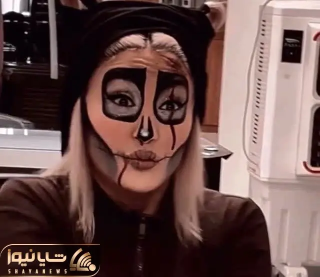 گریم دهشتناک و هالووینی مریم معصومی با حرکت موزونی که قلب دوستشو آورد تو دهنش