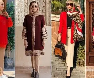 خوشگل خانوم اگه میخوای حسابی جذاب و خاص شی؛ مانتوی قرمزتُ با کِرم اینجوری ست کن!
