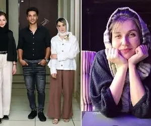 خوشگذرونی غربی "ساعد سهیلی و زنش" یجای داغ با بچه ها؛ لباس عجیبشو چه متفاوته!