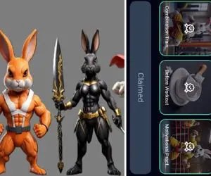 کارت های راکی رابیت (rocky rabbit) امروز جمعه 23 شهریور + آموزش وارد کردن