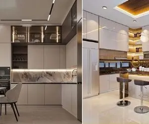 جدیدترین مدل های کابینت آشپزخانه/ یه ام دی اف میشناسی و بس اینا اسم و شکلشون ته کلاسه
