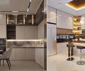 جدیدترین مدل های کابینت آشپزخانه/ یه ام دی اف میشناسی و بس اینا اسم و شکلشون ته کلاسه