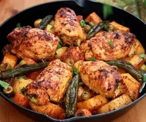 آموزش آشپزی؛ مرغ طعم دار یه شام فوری با طعم مجلسی