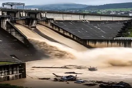 معماری طبیعت؛ دیوار سد شکست شهر رو با آدما و خونه هاش شست برد