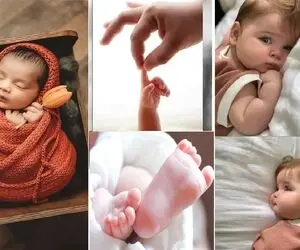 ایده های عکاسی نوزاد با ژست های خوردنی؛ خاطراتتو تا بچه ات کوچیکه فراموش نشدنی کن