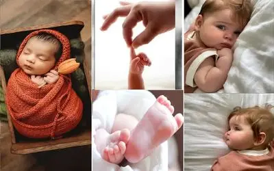 ایده های عکاسی نوزاد با ژست های خوردنی؛ خاطراتتو تا بچه ات کوچیکه فراموش نشدنی کن