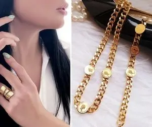 اکسسوری هایی که واسه عید 1401 حسابی مد شده؛ این گردنبندا مناسب این مدل یقه ها هستن!