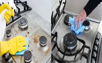 بهترین محلول‌ های خونگی برای اجاق گاز استیل/ این محلول ها چربی‌ ها رو قورت میدن