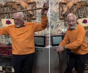 آواز دیش دیش؛ صادق بوقی به جای آو آو آو حالا رو ریتم می خونه از کسی که حلقه به در زد