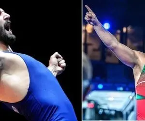 ساعت کشتی فینال امیر حسین زارع و پتریاشویلی وزن 120 کیلوگرم