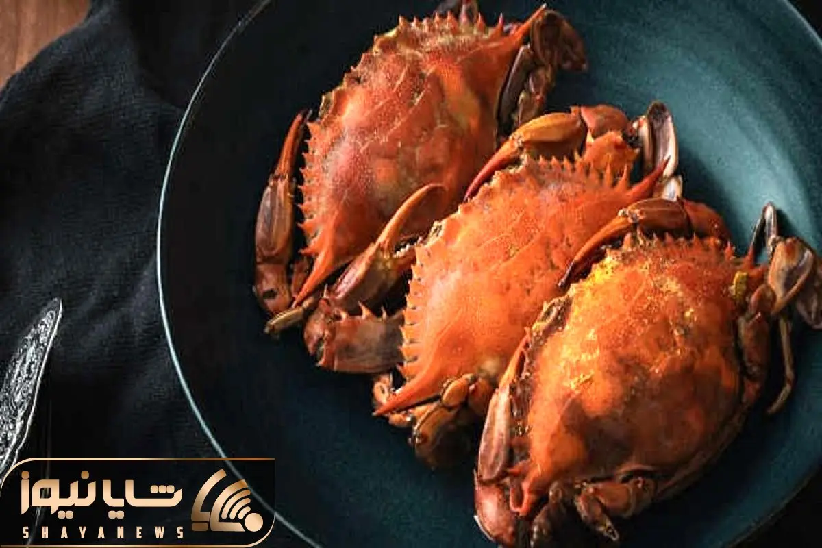 فرآوری خرچنگ؛ تخم خرچنگ رو تو دستگاه میکارن پروار شدشو آبپز کرده میفروشن