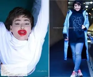 شکل و شمایل زامبی طورِ "ریحانه پارسا" از نوع باحالش؛ خانوم با تتو به خودش حمله کرد!