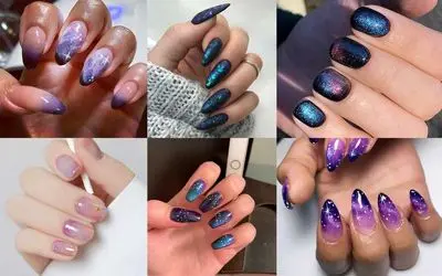 جدیدترین لاک های کهکشانی جذاب ترند 1404؛ ستاره ها رو دونه دونه روی ناخن هات بچین