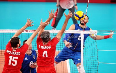 (ویدیو) خلاصه بازی والیبال ایران ایتالیا المپیک جمعه 8 مرداد