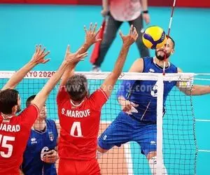 (ویدیو) خلاصه بازی والیبال ایران ایتالیا المپیک جمعه 8 مرداد