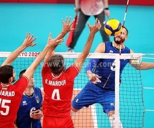 (ویدیو) خلاصه بازی والیبال ایران ایتالیا المپیک جمعه 8 مرداد