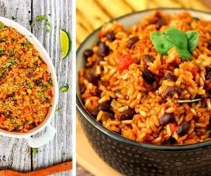 طرز تهیه پلو مکزیکی خوش طعم و عالی / یه پلو مخلوط خوشمزه که سه سوته آماده میشه