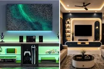 تنوع میزهای تلویزیون مدرن با نمای ویژه؛ مناسب خونه هایی که رخ خاص برای نشیمن میخوان