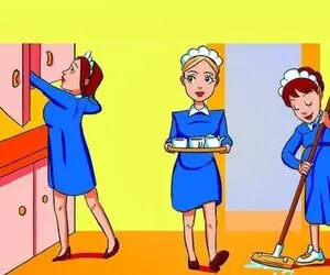 تست هوش تصویری| کدام خدمتکار تو آشپزخانه باردار است؟
