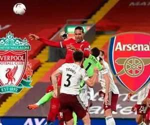 ساعت بازی لیورپول آرسنال امروز یکشنبه 6 آبان