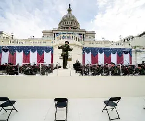 تمرین آمریکایی ها برای مراسم تحلیف جو بایدن