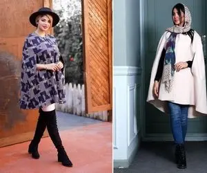 با شنل و پانچو زمستانی چی بپوشیم؟ / نمیشه فقط پالتو پوشید خاص بودن قلق داره یاد بگیر