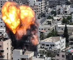 افزایش حملات هوایی رژیم صهیونیستی به نوار غزه+ ویدیو