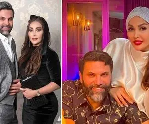 فیگور تایتانیکی علیرضا نیکبخت و زنش وقتی تیپ ساحلیش با آقاش سِته؛ خدای سانسور هَسدن!