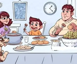 بازی فکری؛ نتونی چهره پنهان تصویرو پیدا کنی واقعا نیاز به یه چشم پزشک داری