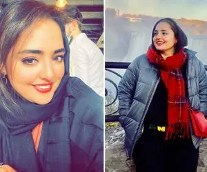 عکس جیک تو جیک "نرگس خانوم محمدی" با رفیقِ معروفش؛ به به همه خوشگلا!