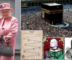 آیا ملکه الیزابت، نواده پیامبر اسلام و از نسل امام حسن بوده؟