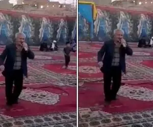 آواز بهجتی؛ پیرمرد با آهنگ گنج قارون همه رو رقص آورد فقط باباکرم خودش
