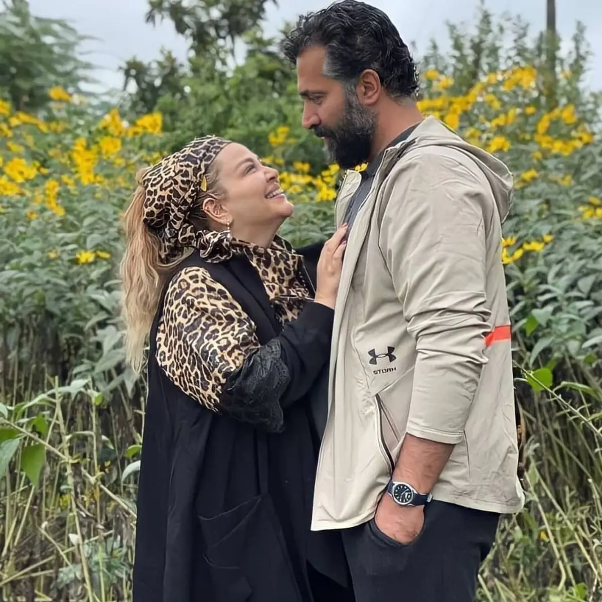 بهاره رهنما و همسرش