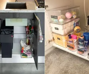 با این روش ها کابینت زیر سینک رو کاربردی بجین/ زیر سینک، گنج پنهون خونس از دستش نده
