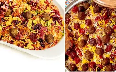 طرز تهیه آلبالو پلو بسیار خوشمزه / اینجوری بپزید میشه خوشمزه ترین آلبالو پلوی عمرتون