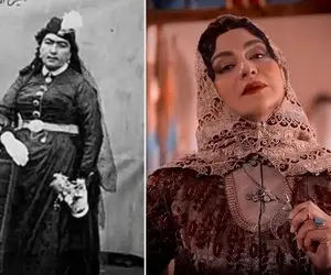 سلفی واقعی اولین همسر ناصرالدین شاه که با ژیگول خانومِ جیران خیلی فرقشه؛ چه گرد بودن!