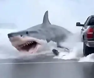 معماری طبیعت؛ اوه اوه دریا قاط زده ماهیا رو ریخت تو خیابون نهنگم اومد دنبالشون