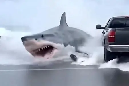 معماری طبیعت؛ اوه اوه دریا قاط زده ماهیا رو ریخت تو خیابون نهنگم اومد دنبالشون