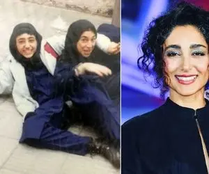 دوران دبیرستان گلشیفته فراهانی / گیس بریده در چهل سالگی شده مدلینگ تاپ فرانسوی