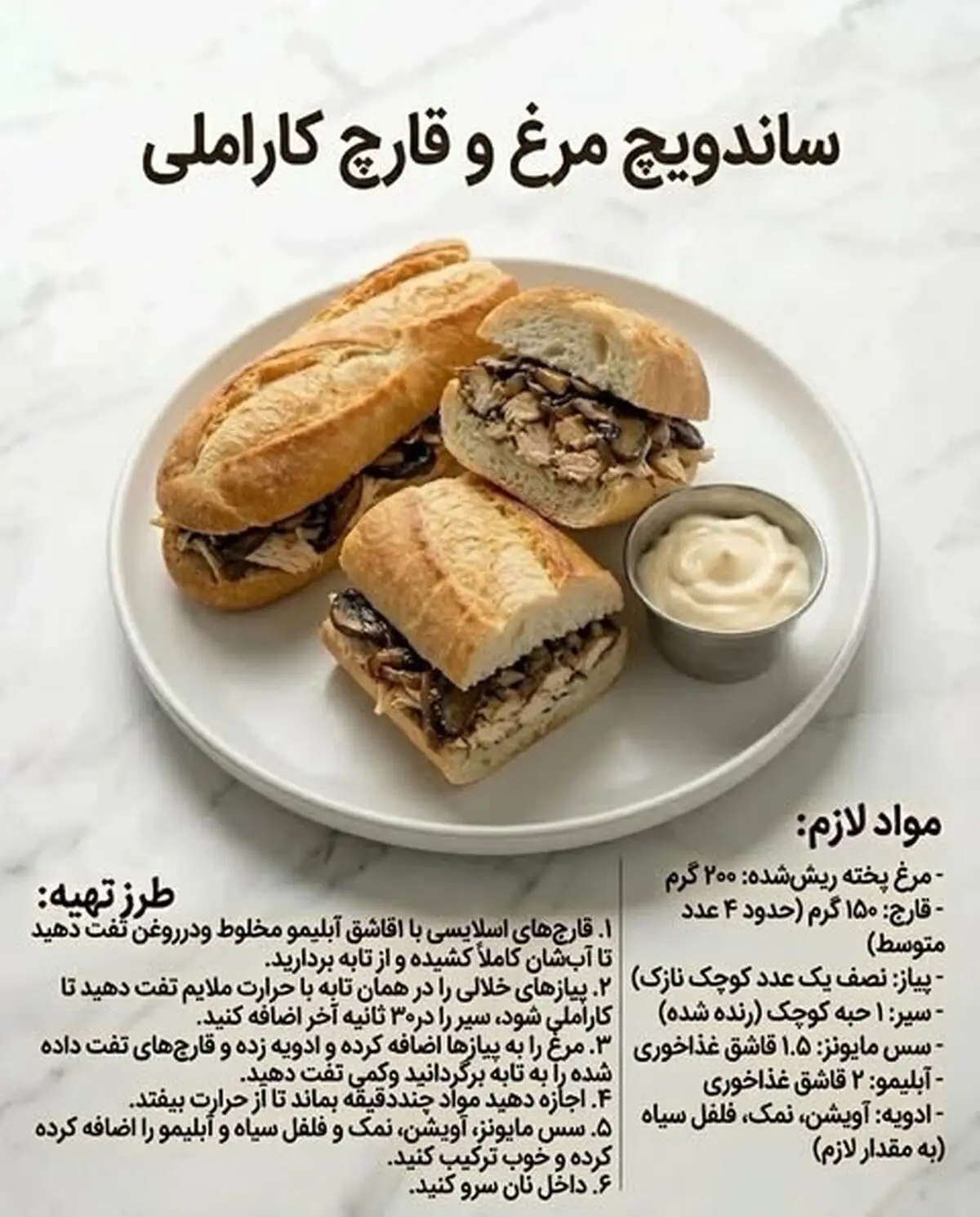 ساندویچ مرغ 5