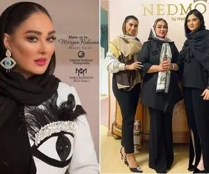 وقتی الهام حمیدی با یه کامیون آرایش شد بدل دُخی هالیوودی؛ اِلی مزون بازِ و سانتی مانتال!