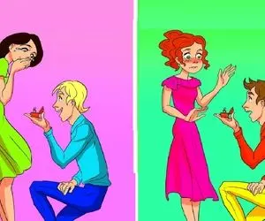 هوش تصویری؛ اگه زدی رو دست همه باهوشا بگو کدوم از این آقا و خانوما خواستگاریشون فیک؟