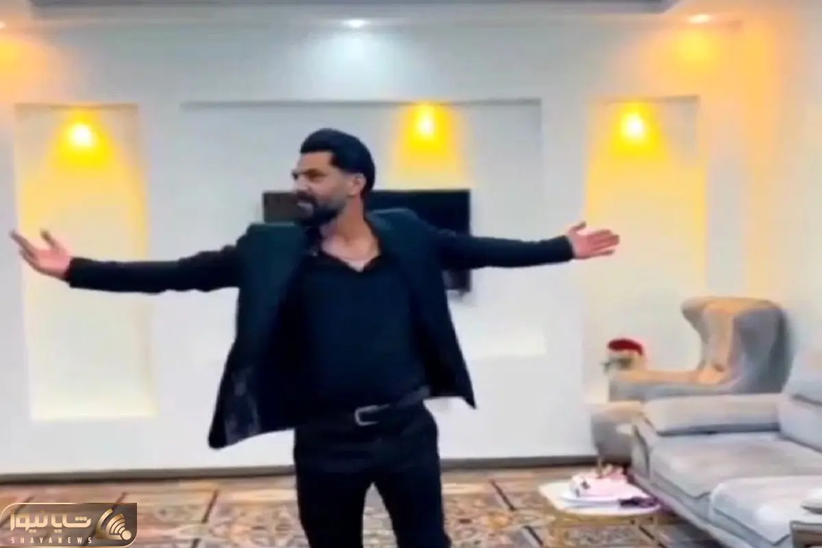 آواز شاد؛ حرکات موزون پدر با آهنگ امید حاجیلی واسه دختر کوچولوهای دوقلوش دیدن داره