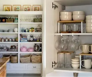 چیدمان حرفه‌ ای کابینت مثل خونه‌ های لوکس/ چیدمان کابینت که همسایه‌ ها رو حسرتی کنه!