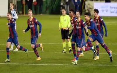 صعود بارسلونا بدون مسی در ضربات پنالتی