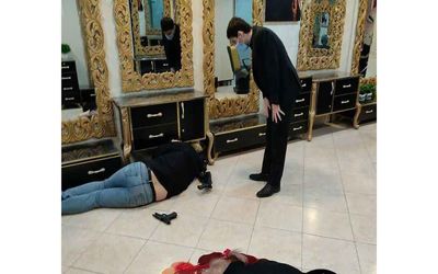 (عکس) قتل هولناک همسر جوان در آرایشگاه زنانه!