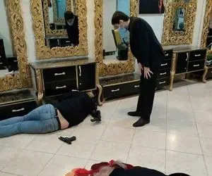 (عکس) قتل هولناک همسر جوان در آرایشگاه زنانه!
