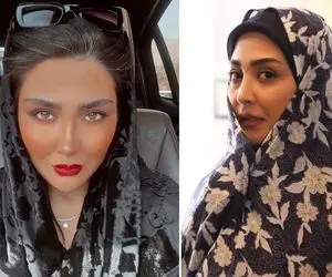 "مریم معصومی" با این تیپ پلنگ و رژ غلیظ کِراش خیلی ها شد! +عکس