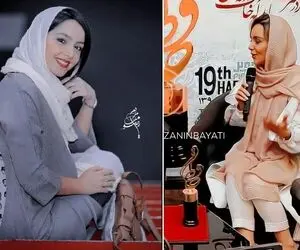 تیپ خاص و جالب "نازنین بیاتی"؛ خانوم چه خوشحال و شاده!