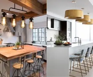 آویزهای چراغ جدید برای آشپزخانه/ با یه ترکیب صنعتی و سنتی آشپزخونرو چلچراغ کن!